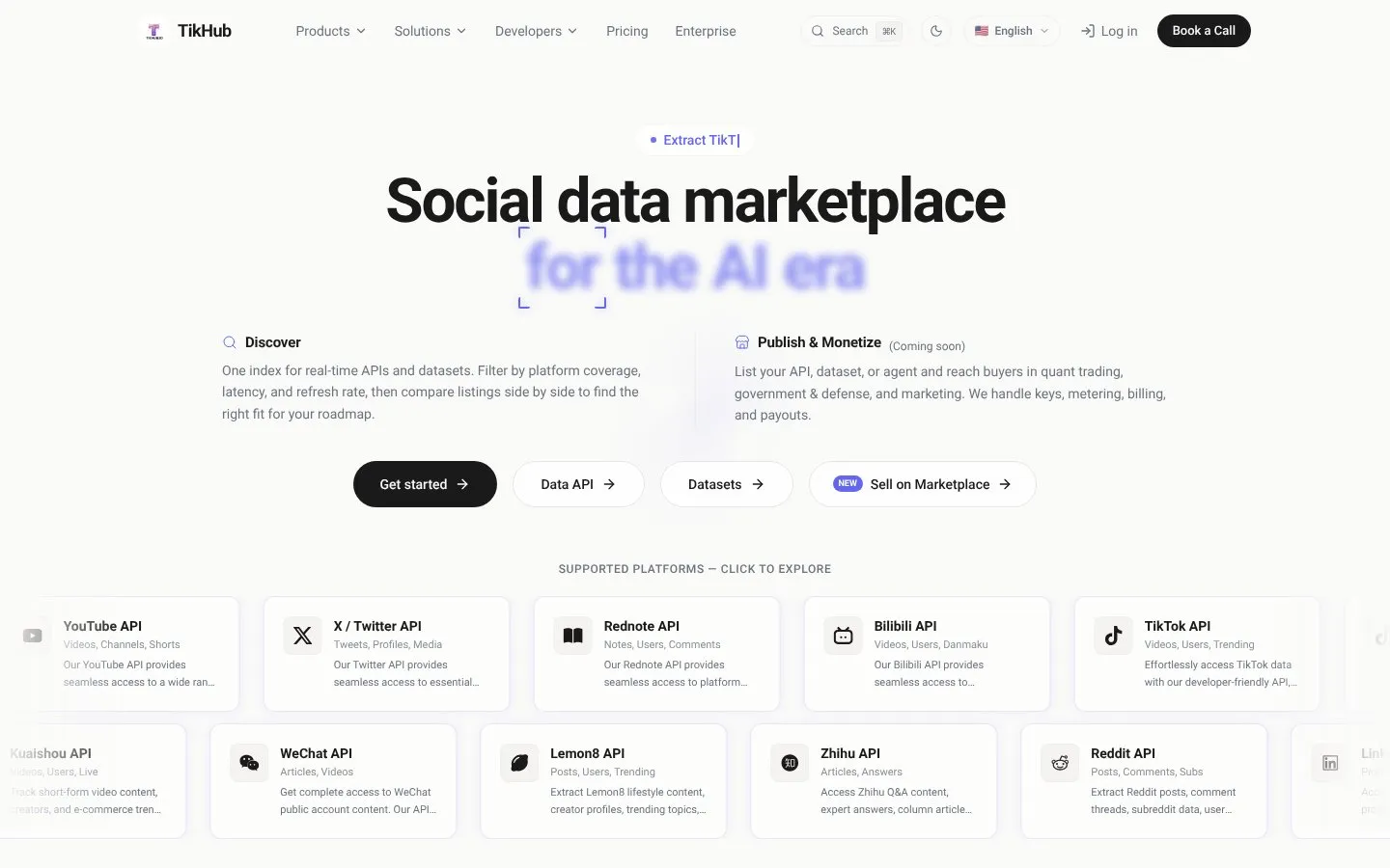 TikHub website